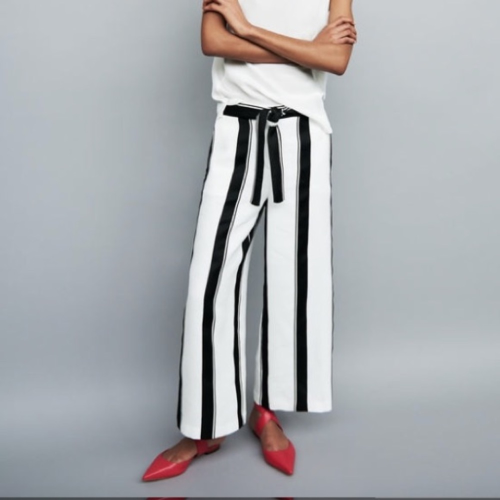 Maje Oversized striped pants